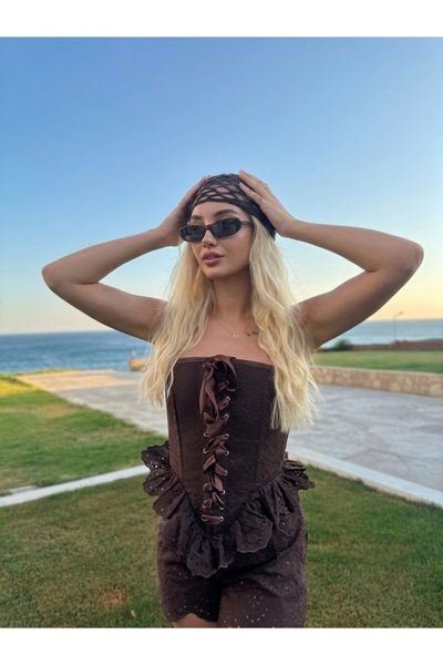 SARA Clothessy Tasarım Vintage Brode Fisto korse