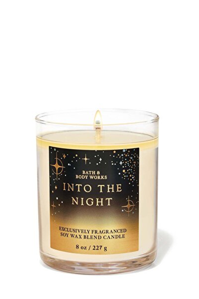 Bath & Body Works شمعة Into The Night ذات الفتيل الواحد