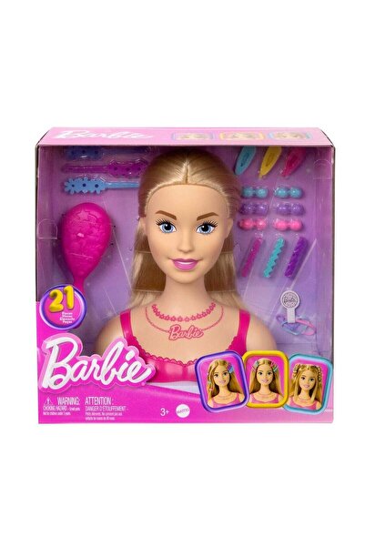 Barbie HMD88 Saç Tasarımı Büstü - Sarı Saçlı