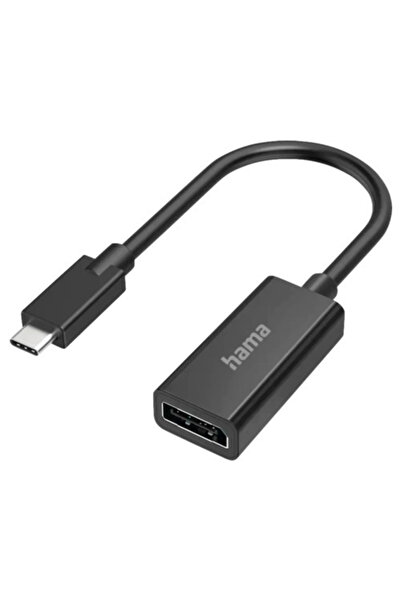OEM Adaptor audio/video DisplayPort -> USB-C Hama, Ultra-HD 4K, negru