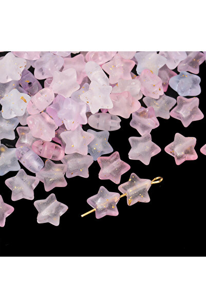 Choice Style 07 50Pcs/lot Acrylic Star Beads 10mm Sparkling Makaron Color Pen...