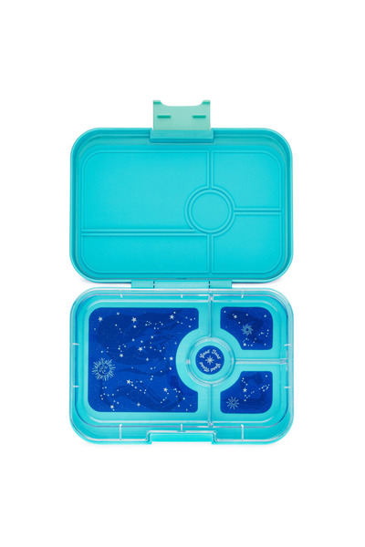YumBox Bento box Tapas 4C Antibes Blue Zodiac (big size 5x17.5x24 cm)