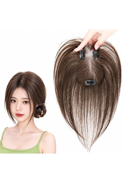 Estelle Full Lace Clip-in Topper for Women, Undetectable Swiss Lace Hairpiece...
