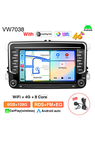 Choice3 6G 128G GRANDnavi Android13 Car Radio GPS For VW Volkswagen Skoda Oct...