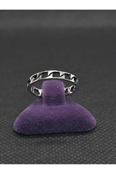 sarıyer silver Chain Model Steel Ring Minimal Design Hand Foot Finger Joint R...