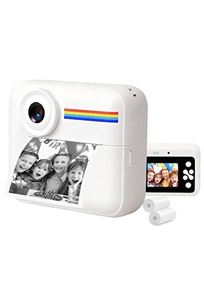 E-BODA Cameră foto și video cu imprimare instantanee CM20 pentru copii, HD 10...