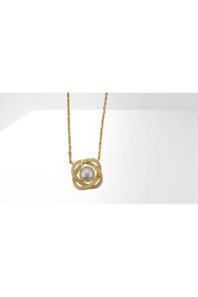 OEM Aσημένιο επιχρυσωμένο κολιέ silver925