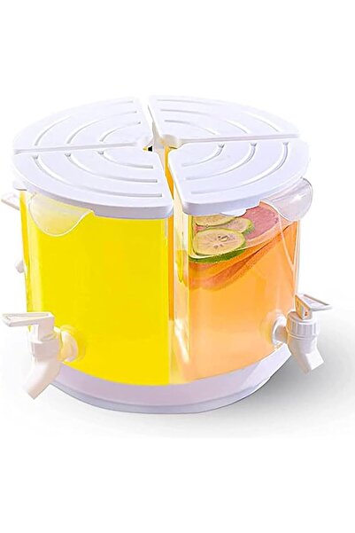 Arabest Drink Dispenser with Spout,Removable Plastic Juice Dispenser,360° Rot...