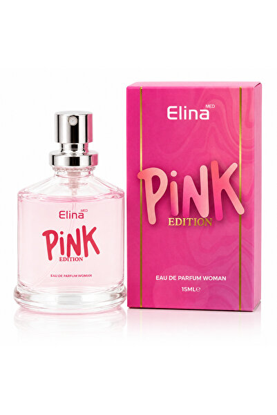 Elina Med Apă de parfum pentru femei, Parfum damă Pink Edition, EDP, 15 ml, E...