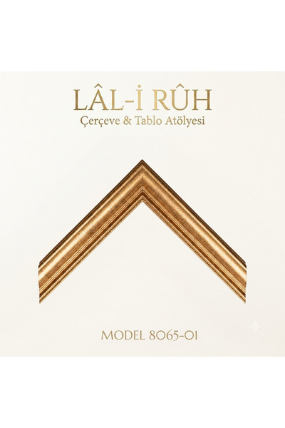 Laliruh Tablo Altın Klasik Dekoratif Çerçeve - Model 8065-01