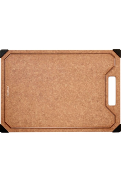 ZWILLING Placă de bucătărie din fibră de lemn - 37 x 25.5 cm, Maro