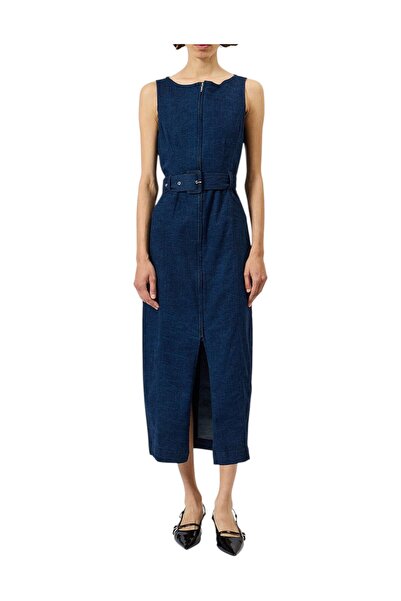 French Connection Women Arywoode Denim Midi Dress