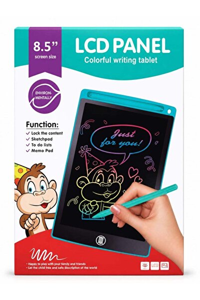 Generic 8.5 Inch Multi-Colour LCD Writing Tablet with Stylus | Reusable Digit...