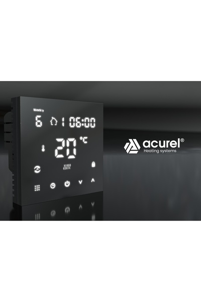 NO BRAND Termostat pentru sistemul de încălzire electrică – pentru folii și c...