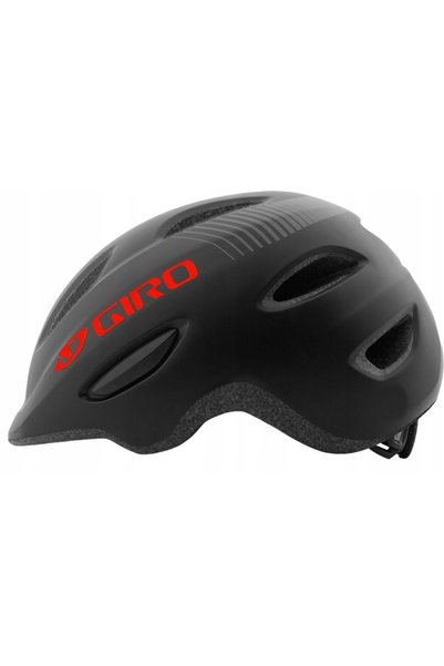 Giro Casca de ciclism pentru copii Scamp, neagra, 45-49 cm