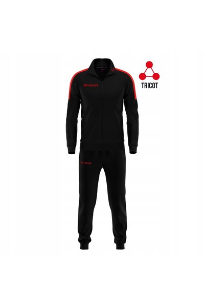 Givova Pantaloni de trening pentru bărbați, joggeri, hanorac cu fermoar, set ...