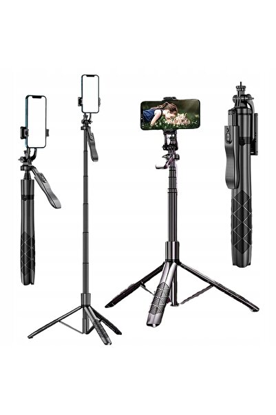 NO BRAND Suport telefon 155 cm, Suport selfie stick, Suport telefon de călătorie