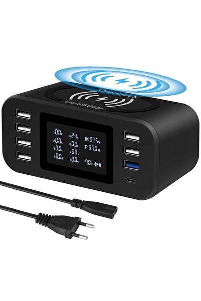 NO BRAND OranCeck Mobile 8-în-1 LED 10W Încărcător cu inducție