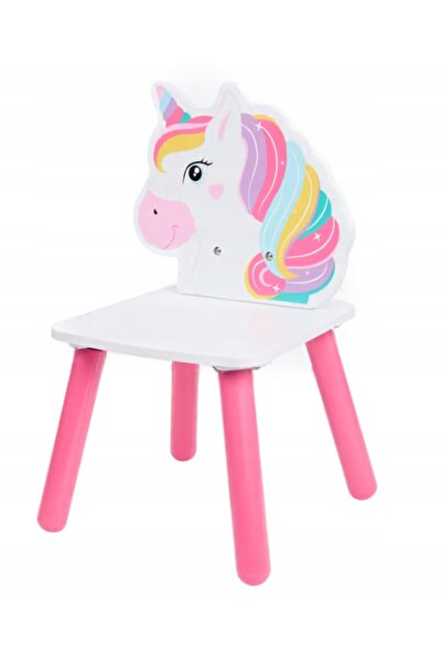 NO BRAND Scaun din lemn pentru copii Mini Matters, 2-5 ani, Unicorn R