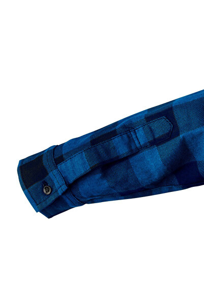 NEO Tools Cămașă flanelă din bumbac, bleumarin, de lucru, 3XL