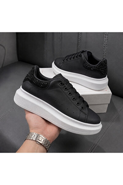 dehaine Adidasi unisex DIAMOND MQ, adidasi casual din piele ecologica, comozi...