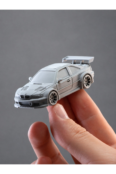 3D Baskı Spor Araba Maket Kiti – Birleştirilebilir Detaylı Minyatür Araç Modeli