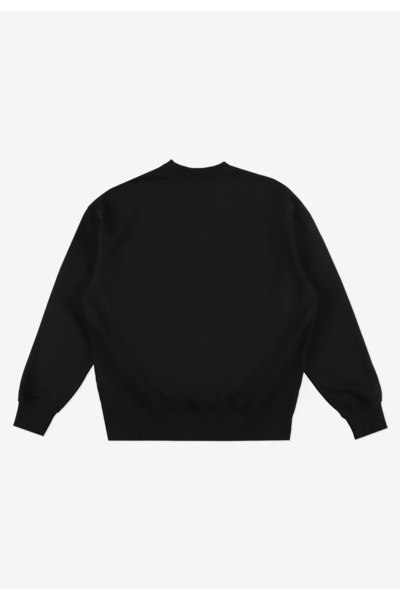 PROSTO Bluză bărbătească cu guler rotund Box negru XL