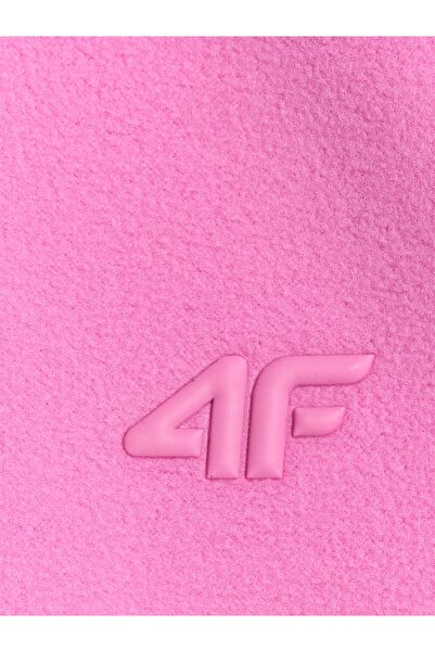 4F Hanorac din fleece polar pentru fete 4FJWAW25TFLEF346 roz
