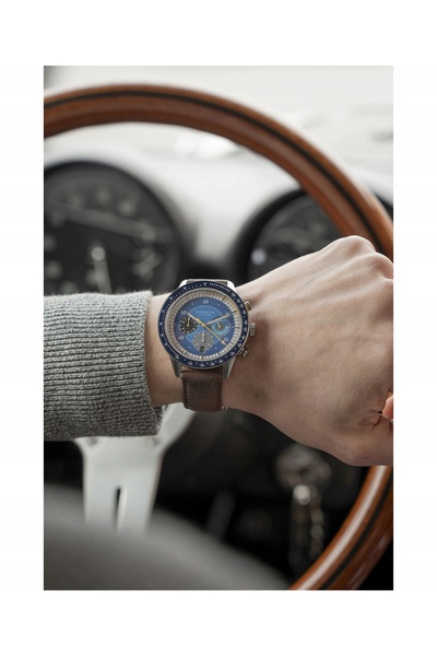 NO BRAND Ceas bărbătesc Sternglas Tachymeter 2.0 Cronograf Sternglas-S01-TM06...