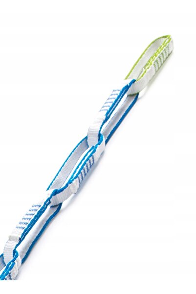 NO BRAND Ocun Ultichain Bio-Dyn 12 mm 120 cm Bandă de cățărare - albastru/alb
