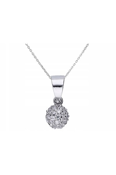 NO BRAND Colier choker scurt de damă, delicat, argintiu, cu piatră de zirconi...