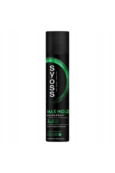 Syoss Spray de păr cu fixare maximă, fixare puternică 7x300ml, nu îngreunează...