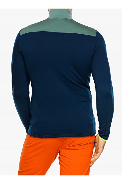 NO BRAND Bluză termică pentru bărbați Ortovox Fleece Light Zip Neck - Deep Oc...