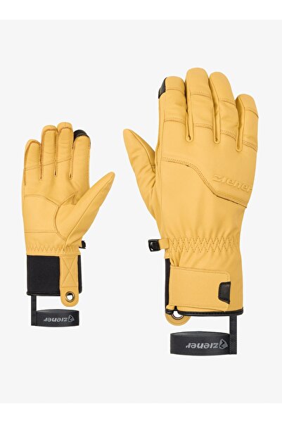 NO BRAND Mănuși de schi Ziener Gismon AS PR Touch Glove - bej 7.5 (S)