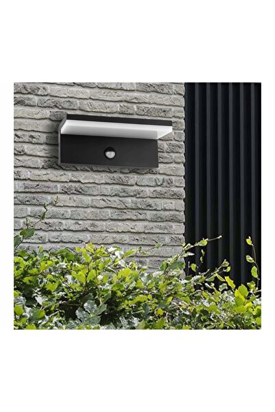 NO BRAND Aplică LED de exterior pentru grădină 10W alb neutru PIR