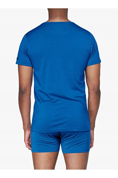 NO BRAND Tricou termoactiv Devold Breeze Merino 150 T-Shirt - albastru regal M