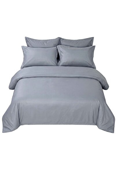 ODS Luxury Stripe Bedding 6-Piece Set - Premium Hotel Quality Microfiber Duve...