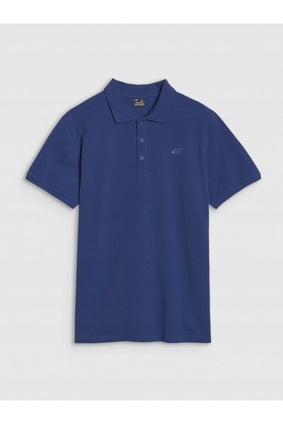 4F Tricou polo bărbați M366 bleumarin R. S.