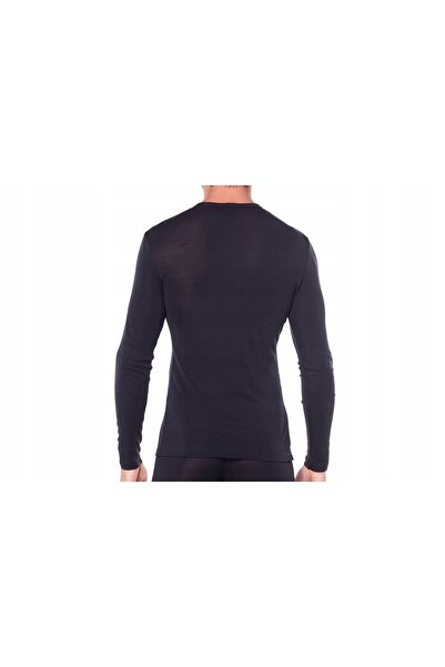 NO BRAND Tricou bărbați Icebreaker 175 Everyday LS Crew negru S