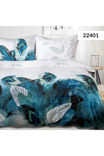 NO BRAND Set de lenjerie de pat din bumbac SATIN 220x200, culoare naturală – ...