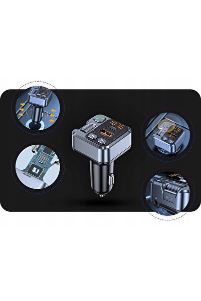 NO BRAND Transmițător Bluetooth auto Audio FM MP3 Încărcător rapid USB T16