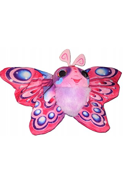Simba Fluffyfly Fluture de pluș de 30 cm - Jucărie gonflabilă de îmbrățișat