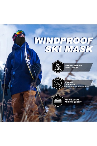 ROCKBROS Balaclava universală cu orificii pentru ochelari și ventilație 6001 ...