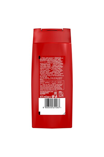 NO BRAND Old Spice Bearglove Gel de duș și șampon pentru bărbați 3 în 1, 6 x ...