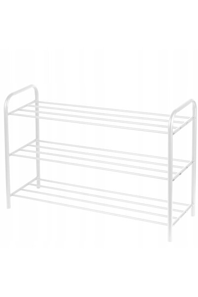 Brunbeste Raft pentru depozitarea pantofilor 80cm x 26cm x 52cm alb BB-3553