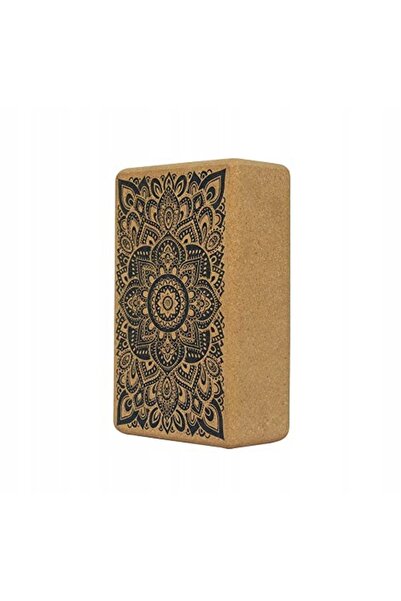 NO BRAND Bloc de plută pentru yoga Yoga Design Lab - Mandala Black