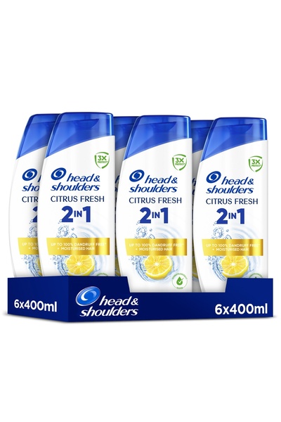 NO BRAND Head & Shoulders Citrus 2 în 1 șampon anti-mătreață cu balsam 6x400ml