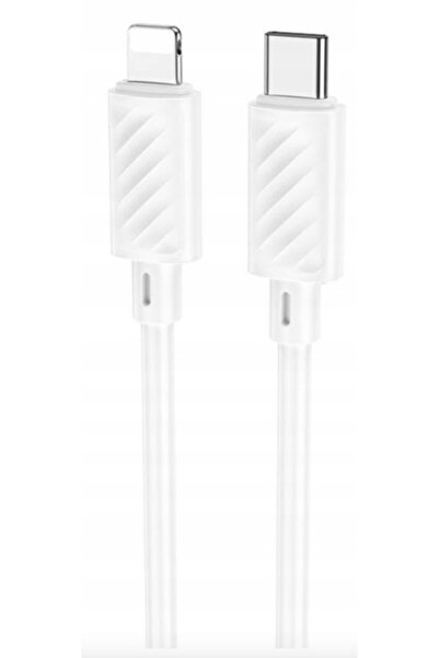 NO BRAND Cablu HOCO Type C la Lightning X88 1m Alb Încărcare rapidă PD 20W PVC