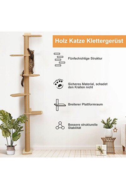 NO BRAND DRAPAK PENTRU ORAȘE 206 CM TAVĂ DE TAVAN 5 NIVELE MONTAT PE PERETE