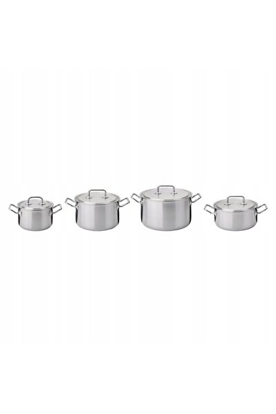 NO BRAND Set de vase de gătit premium Spring Brigade, 4 piese